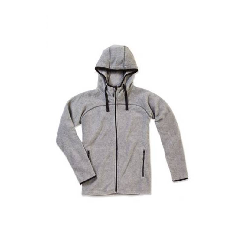 Mikina STEDMAN ACTIVE POWER FLEECE JACKET MEN tm.šedý melír S Mikina STEDMAN ACTIVE POWER FLEECE JACKET MEN tm.šedý melír S
